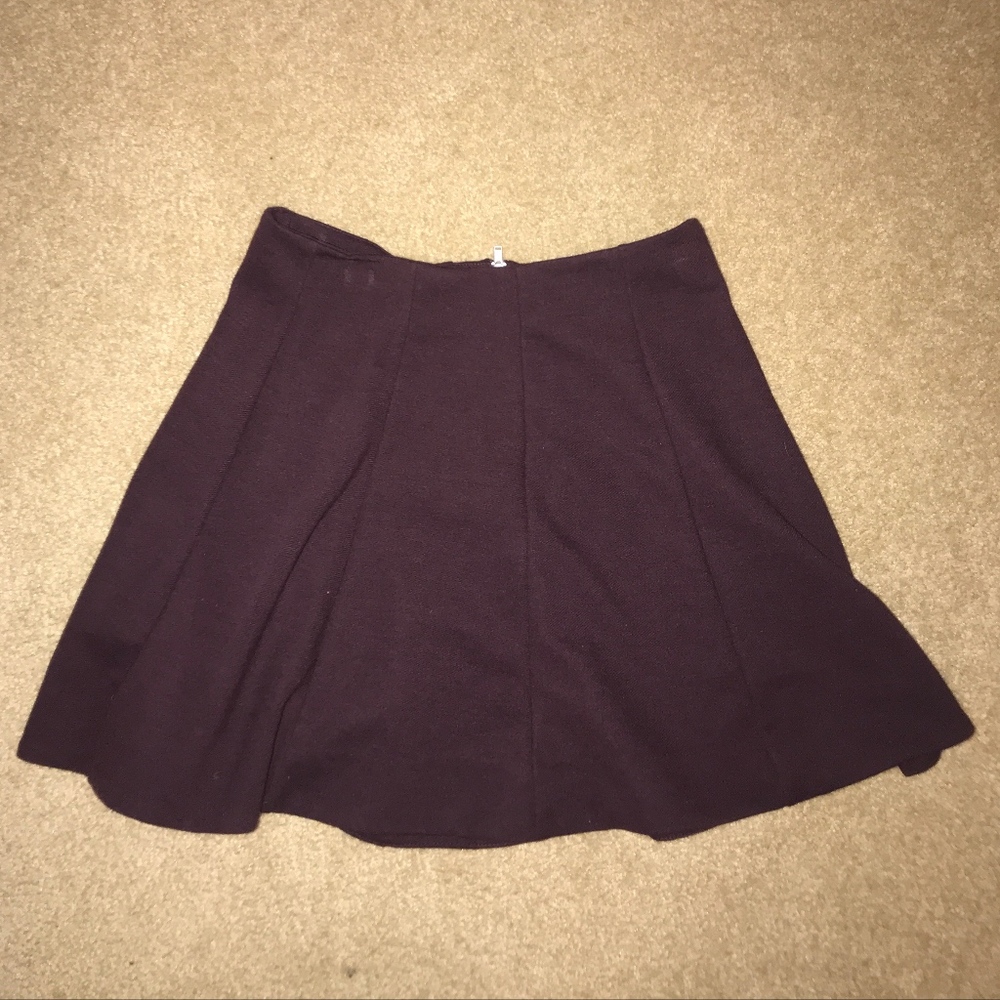 Urban Outfitters Maroon Skater Skirt