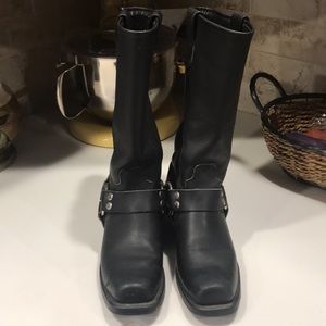 Double H Black Harness Boots