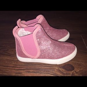 Little girls sparkly shoes