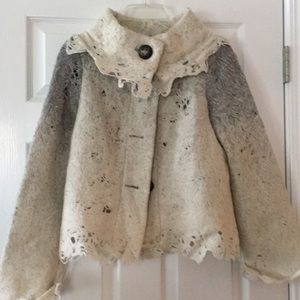 Gorgeous boiled wool blazer
