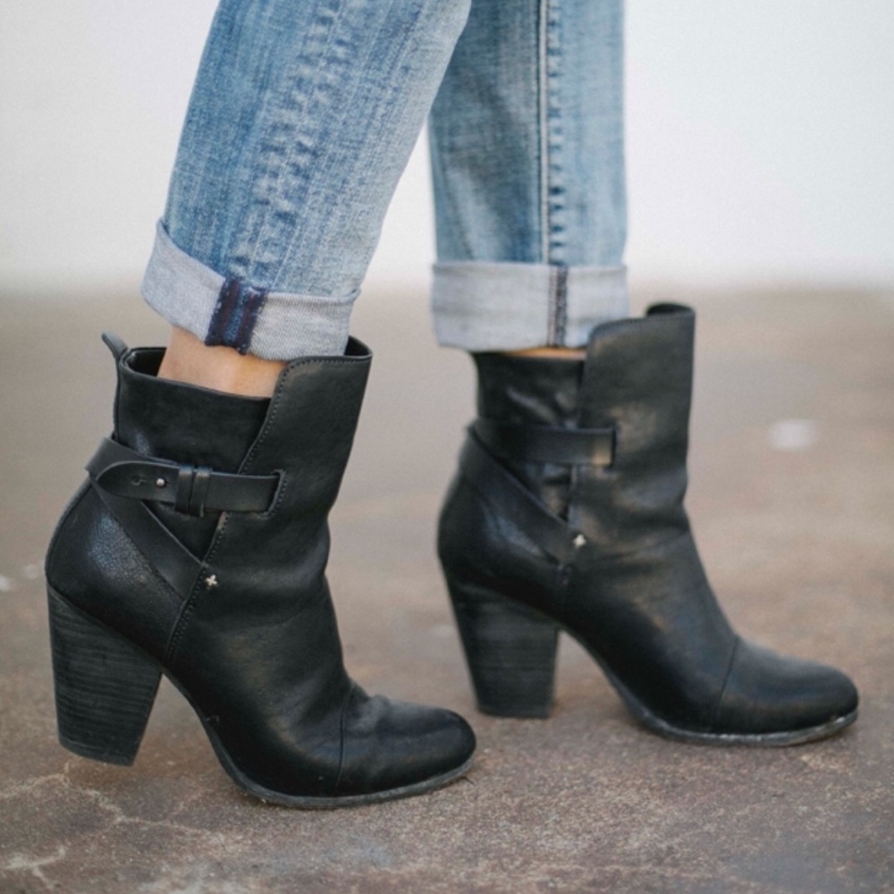 Kinsey Rag and Bone Booties- Black