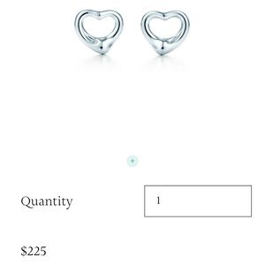 Tiffany & Co. Elisa Peretti Open Heart Earrings