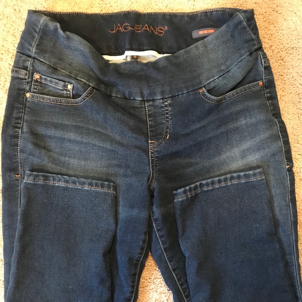 Jag Jeans Sz 10 high rise skinny