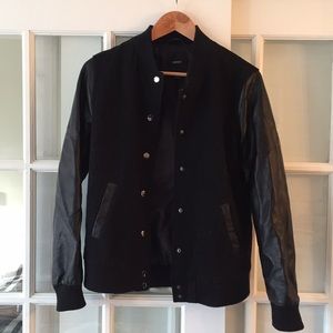 Forever 21 Black Bomber Jacket