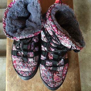 Nike paisley ankle boots.