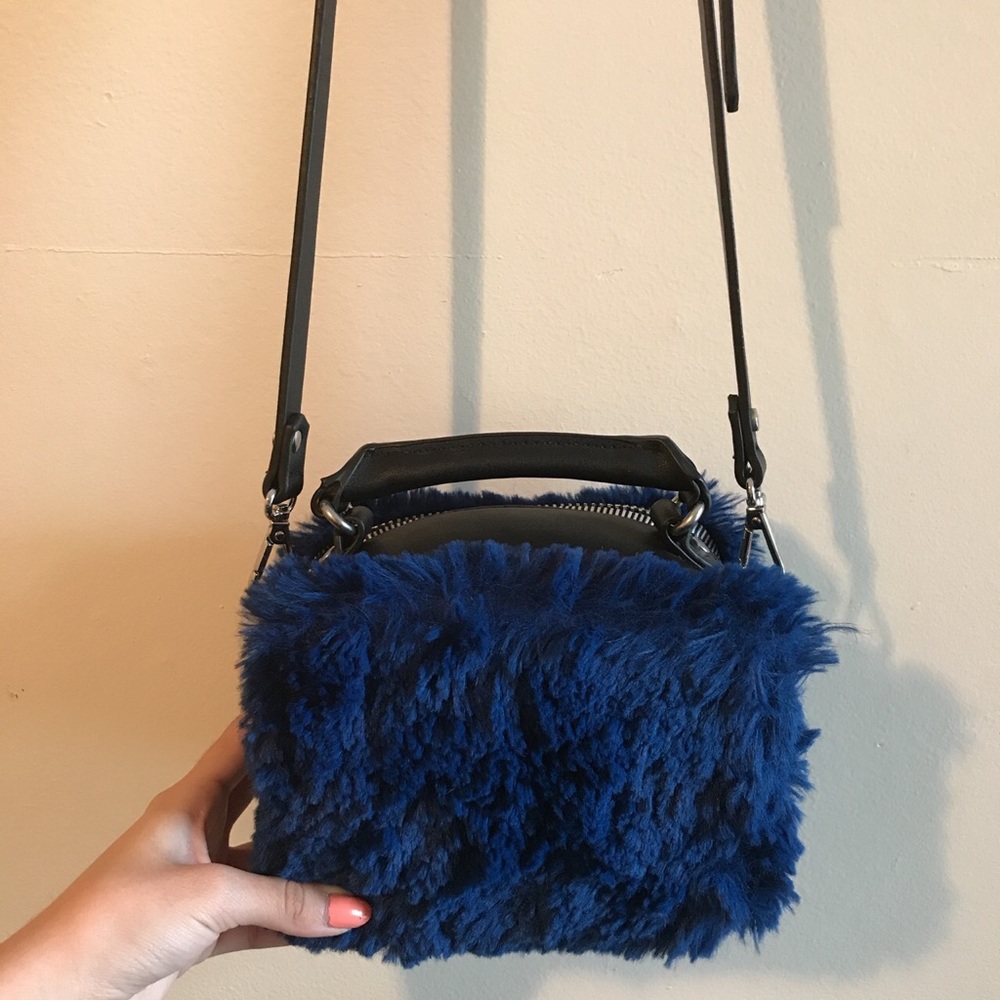 faux fur bag