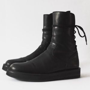 ◼️ ANN DEMEULEMEESTER BACK LACE CORSET BOOTS ◼️