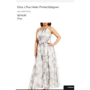 Eliza J Plus Size Gown