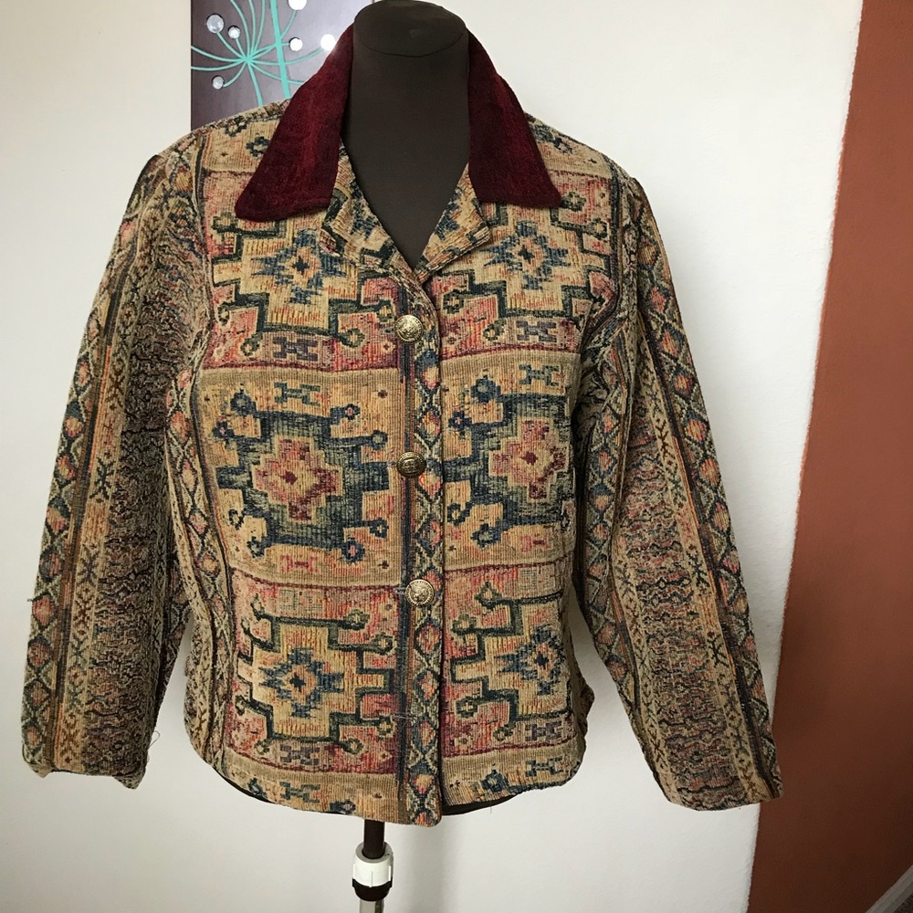 Jacket with Bohemian look . Starfire