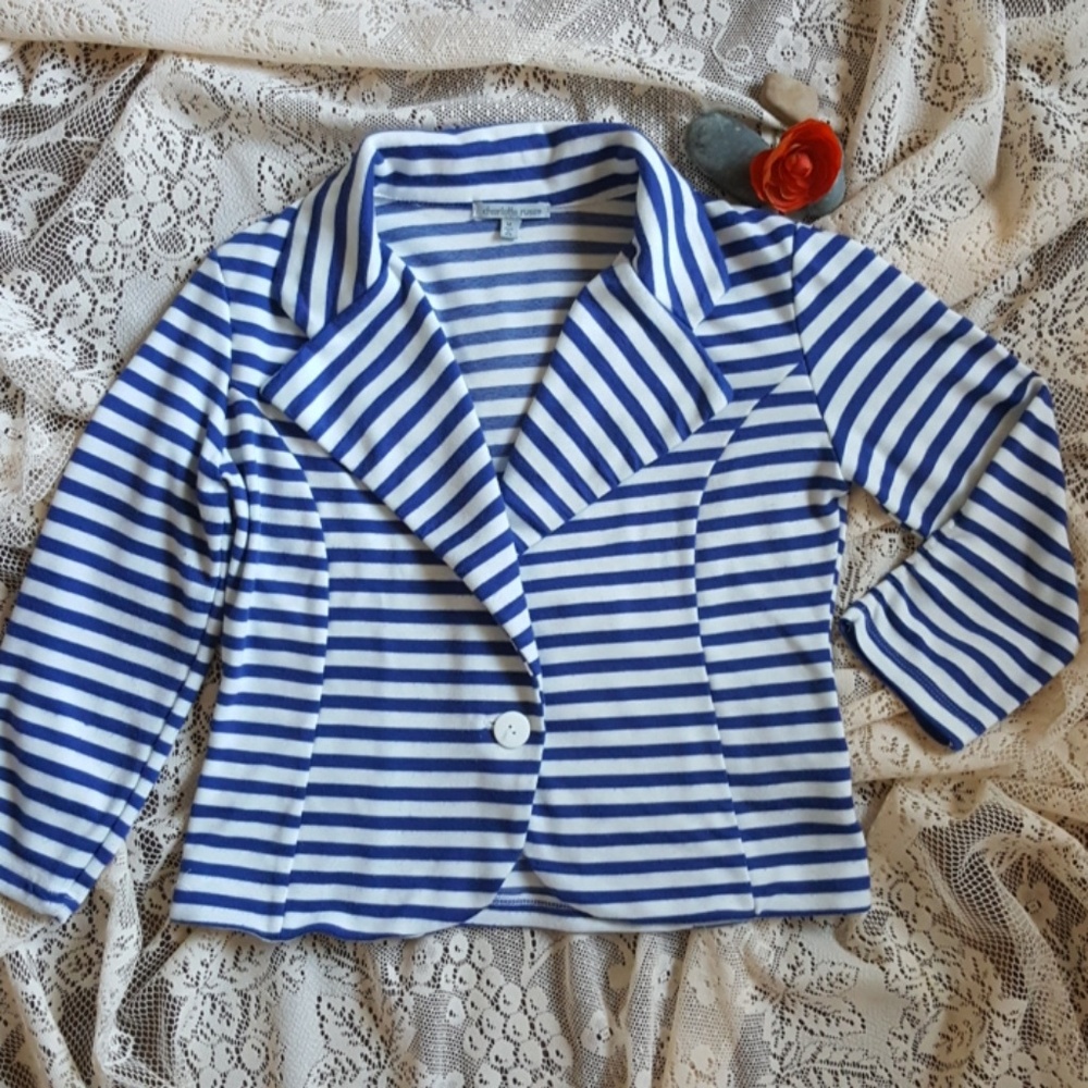 Charlotte Russe cotton blazer