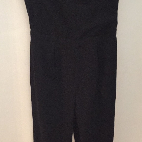 Custom lined silk jumpsuit with pockets - Picture 3 of 5