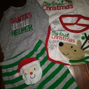 4 Piece Christmas Matching Set