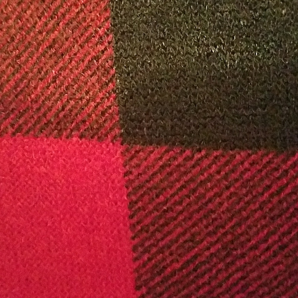Plaid Long Sleeved Velvet Top - Last One! NWT - Picture 2 of 4