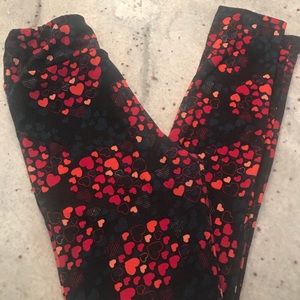Tween Lularoe Valentine Leggings