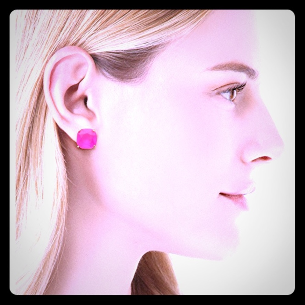 Kate Spade: pink studs