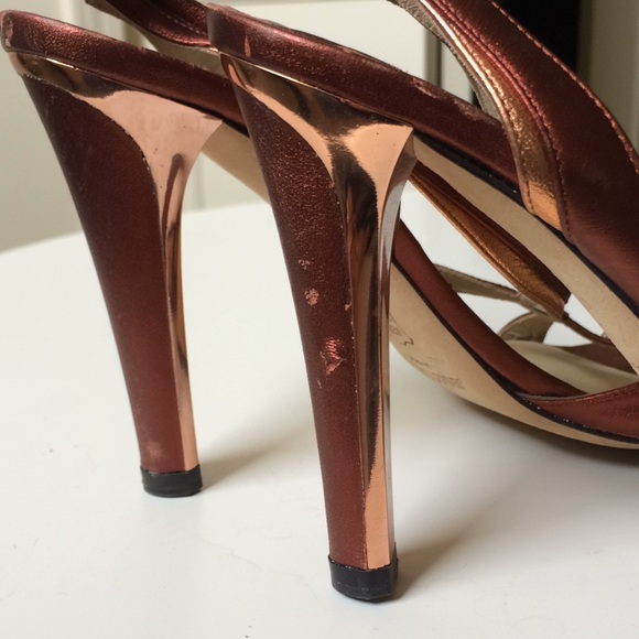 Jimmy Choo Strappy Leather Heels - Picture 8 of 8