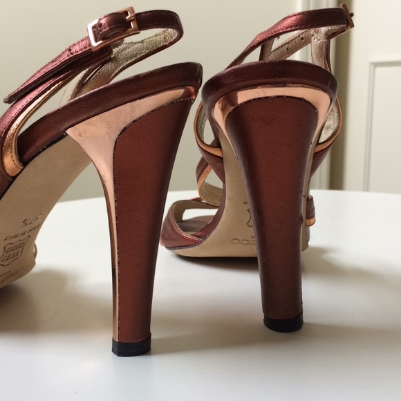 Jimmy Choo Strappy Leather Heels - Picture 3 of 8