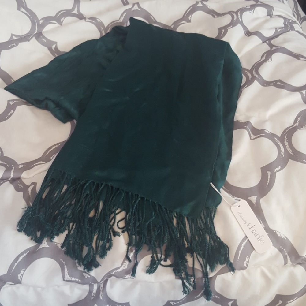 Dark green wrap/scarf