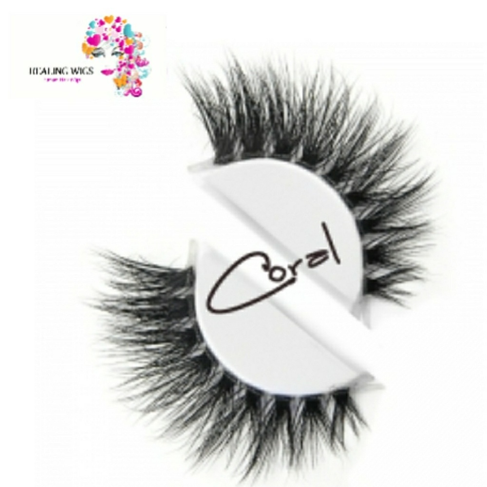 3D Mink Eyelashes Coral