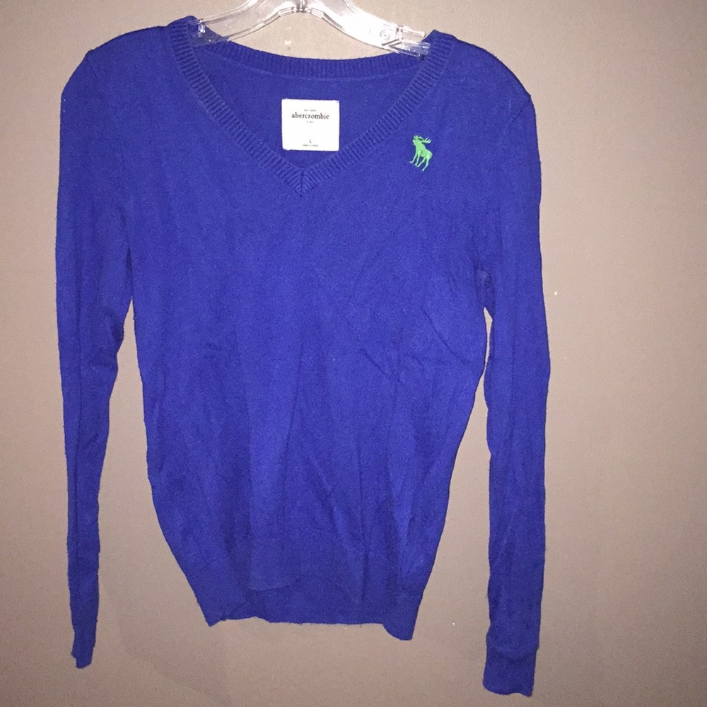 Abercrombie Cashmere V-Neck Sweater