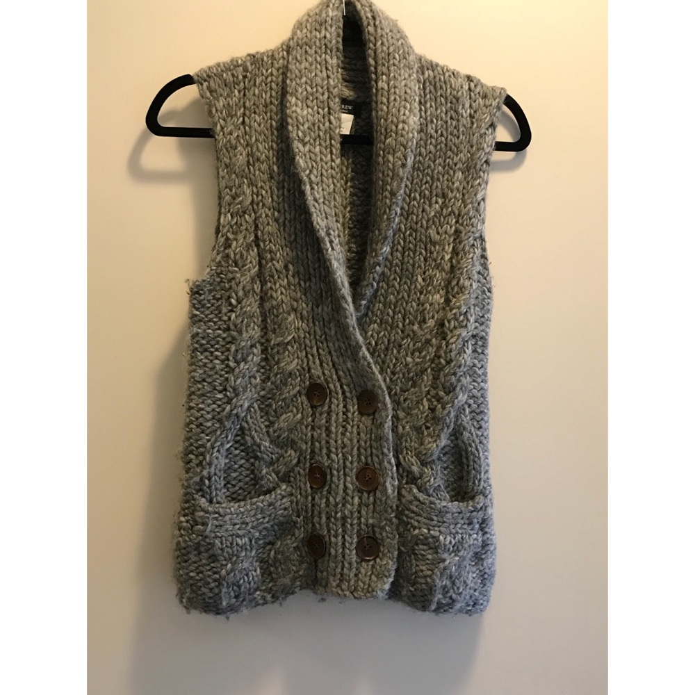 Knit Wool J.Crew Vest