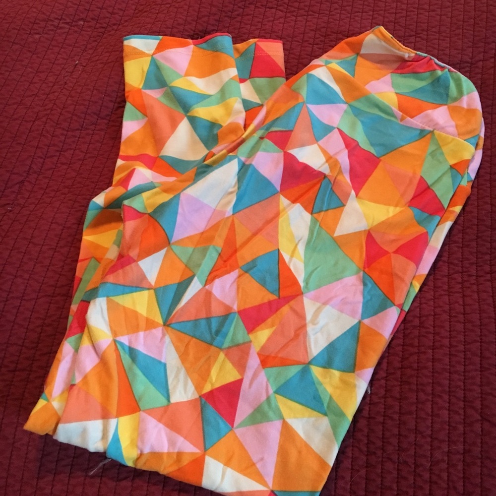 Neon LulaRoe OS leggings
