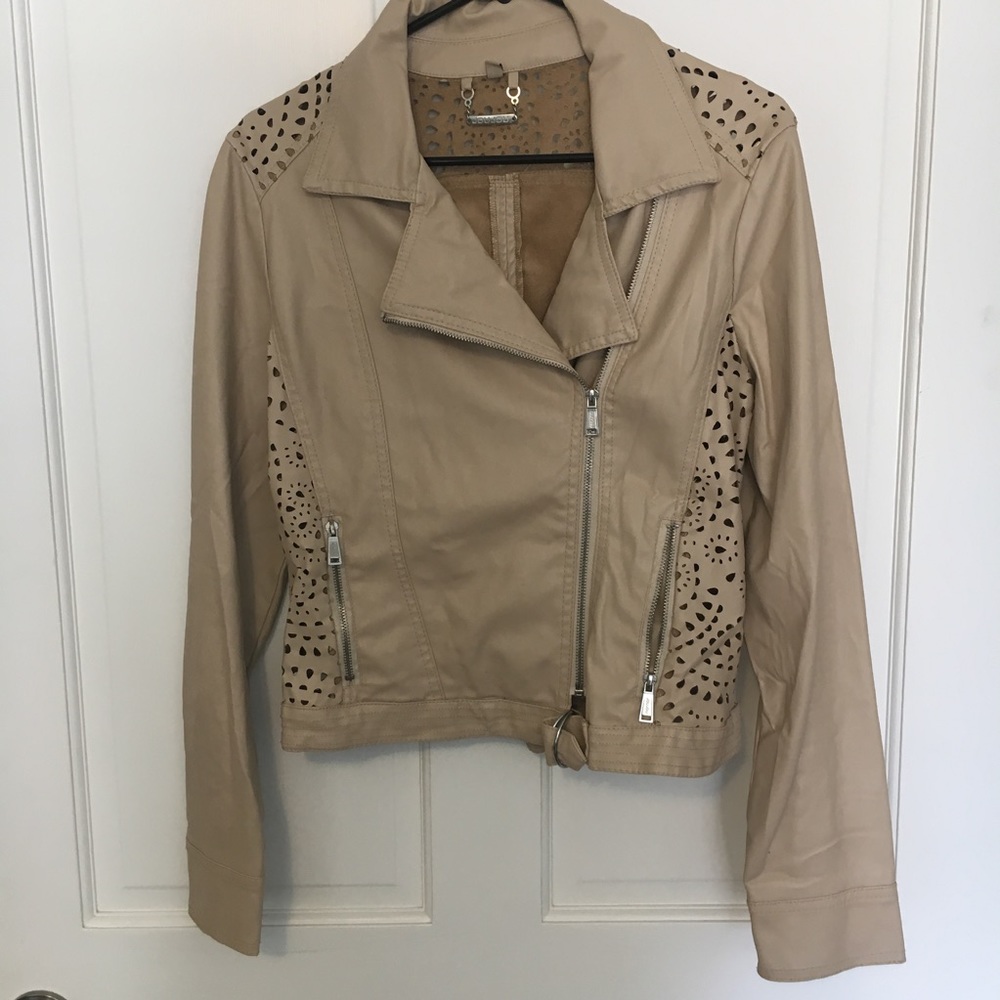 Faux leather jacket
