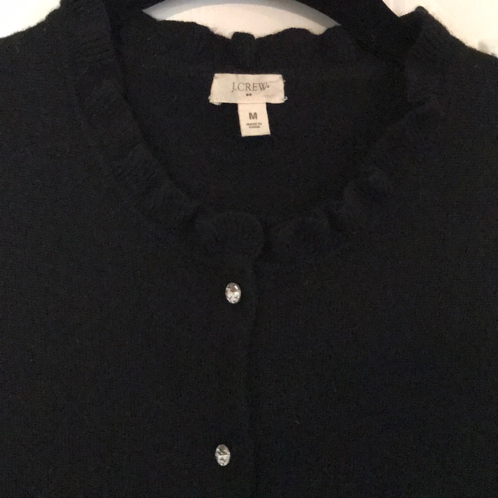 JCrew black cardigan
