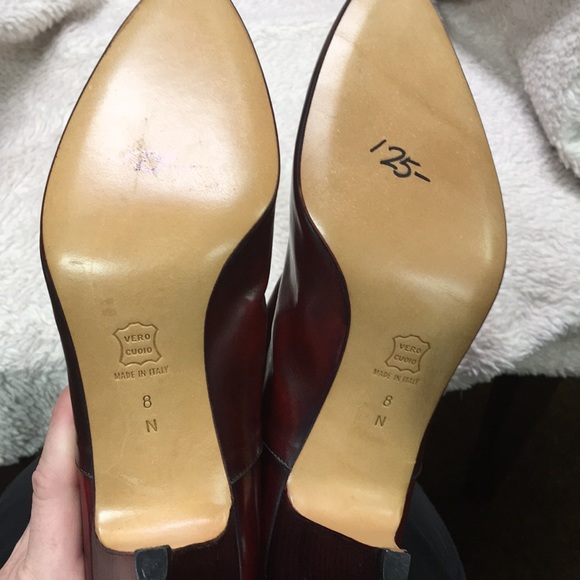 💝J. Renee, Antonio Rossi Red Italian Boots NWOT - Picture 4 of 5