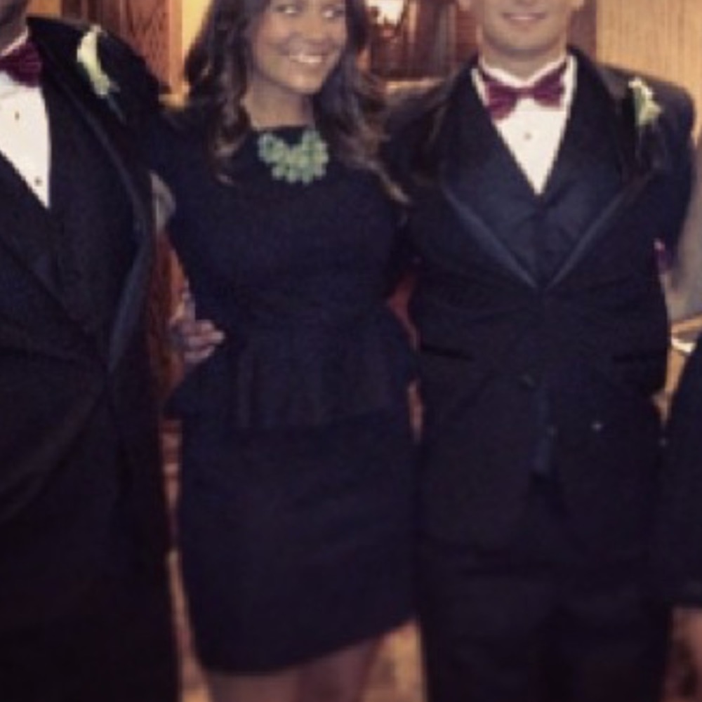 Express peplum black cocktail dress - Picture 3 of 3