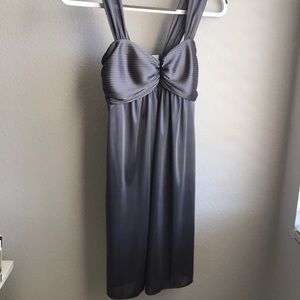 La Belle silver dress