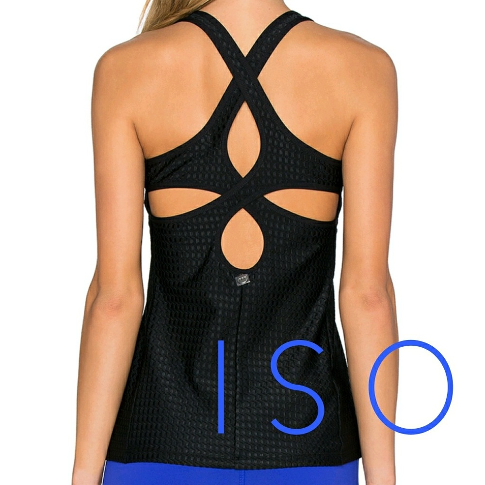 😍ISO😍 Lorna Jane Siren Excel Tank Black L