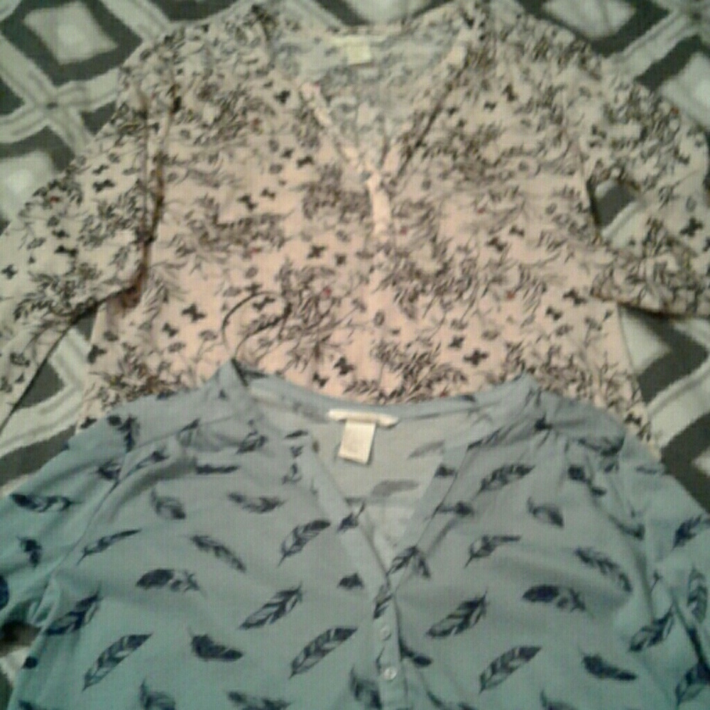 H&M bundle two dress shirts