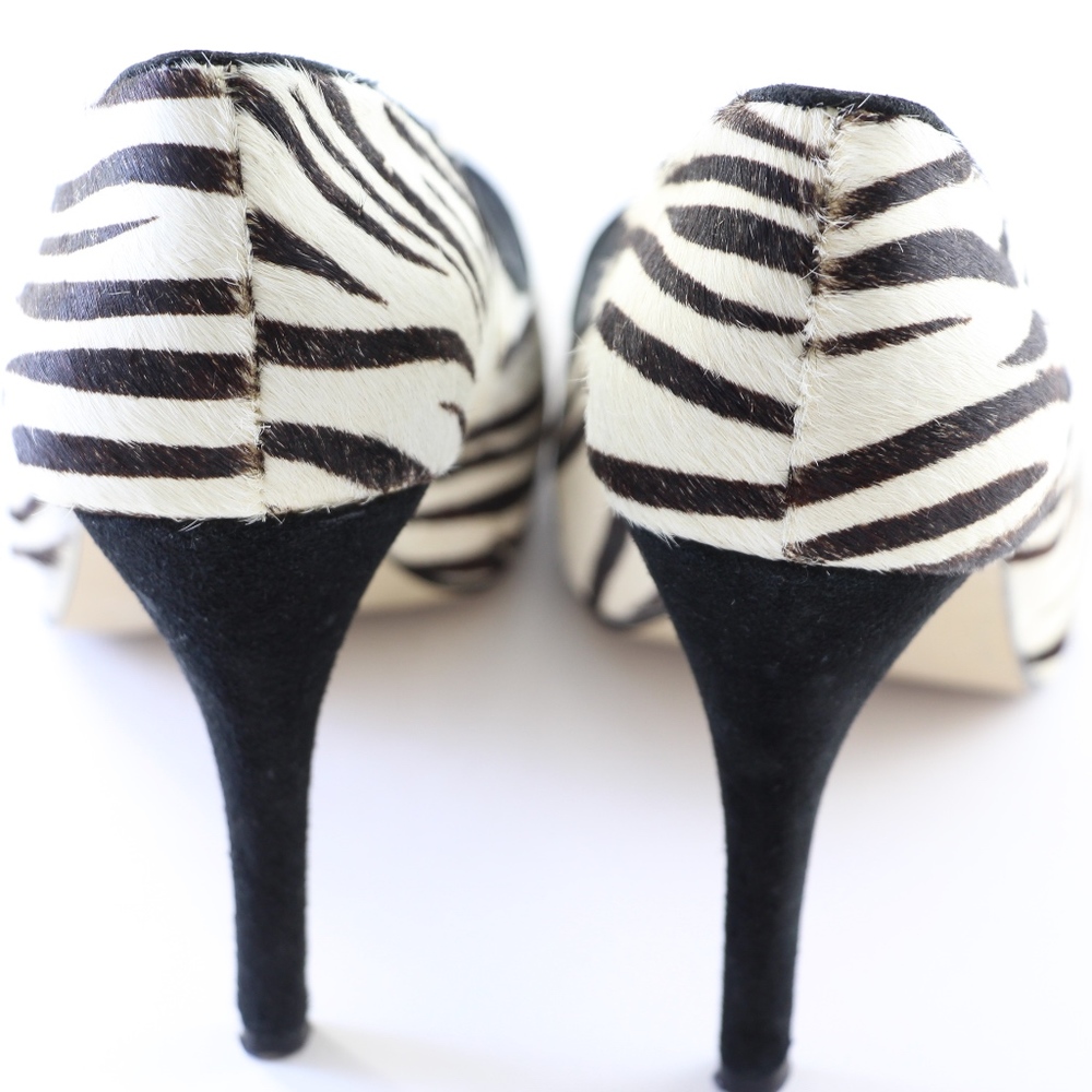 Guess Zebra Print Platform Heels - image 3