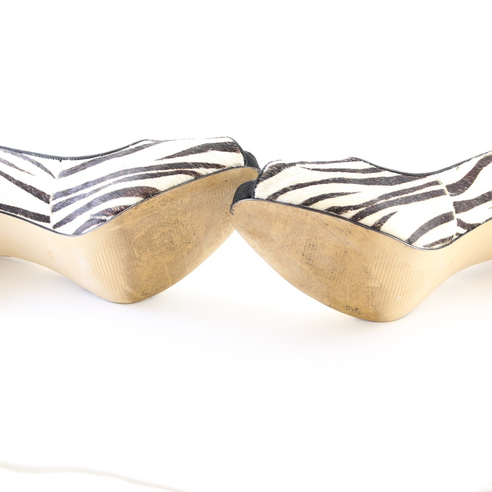 Guess Zebra Print Platform Heels - image 4