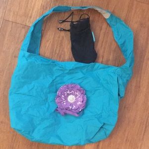 Tieks flower, tote, & pouch