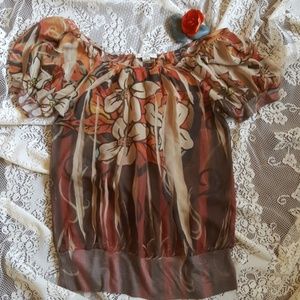 Off the shoulder blouse