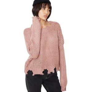 TIC TOC: Ripped Apart Distressed Sweater