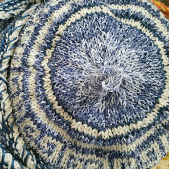 Hat and scarf combo
