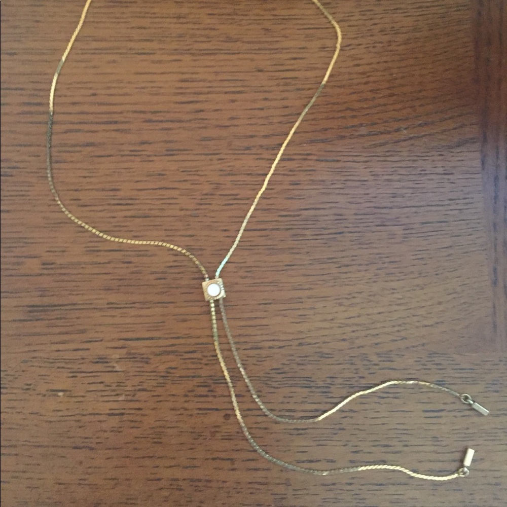 🔥Vintage gold & opal necklace !!