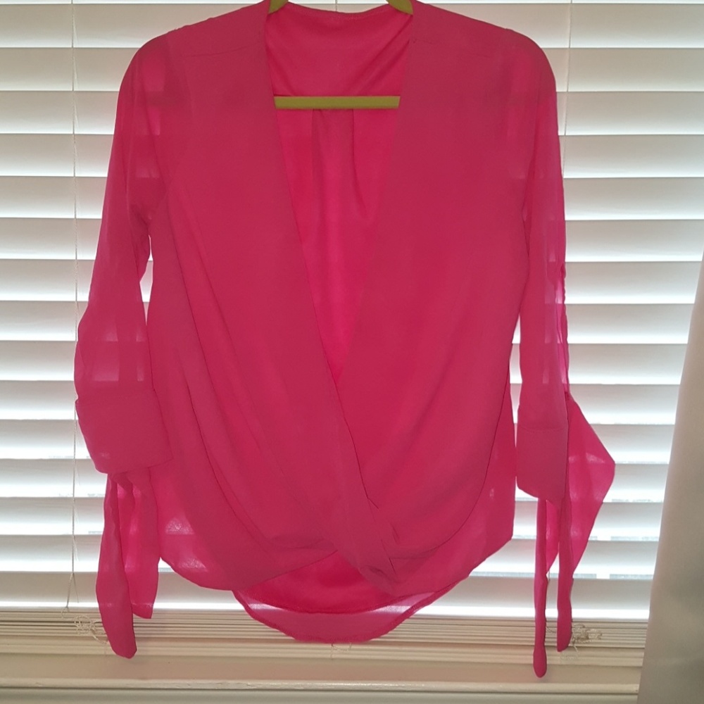 Bright pink tunic