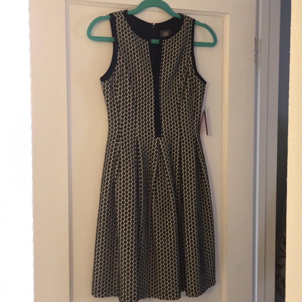 Black and white dress