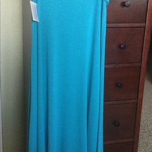 LulaRoe Maxi Skirt Large NWT