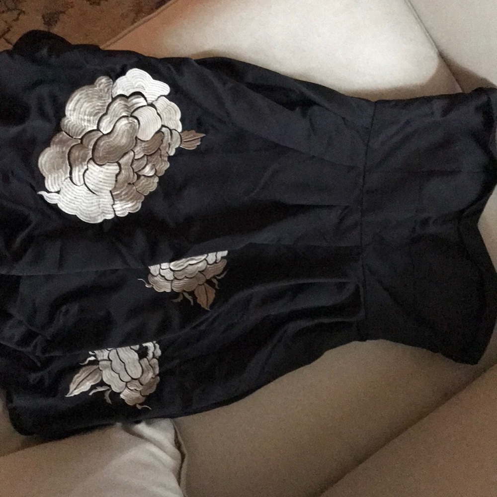 Forever 21 Black Strapless Dress