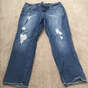 Torrid Boyfriend Cropped Jeans