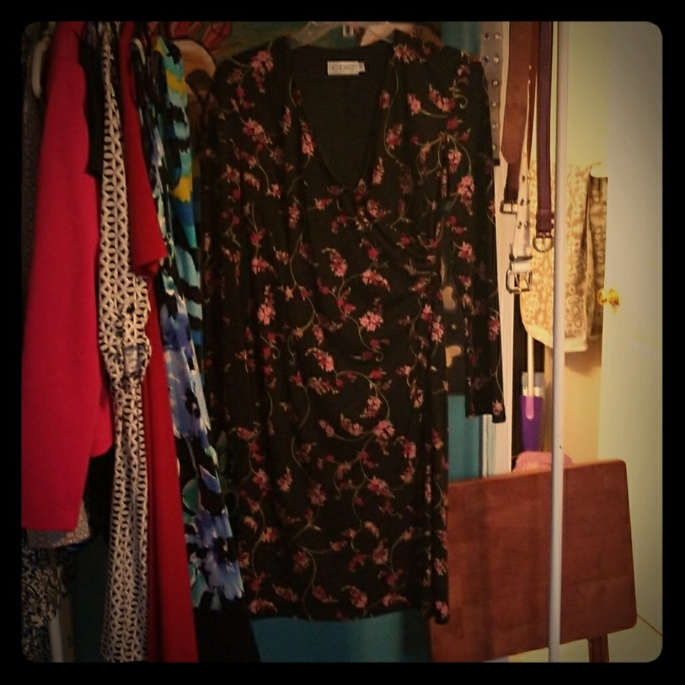 CDC DRESS SIZE 4 FLORAL