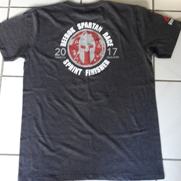 Reebok SPARTAN Race "sprint" finisher shirt 2017 - Picture 4 of 6