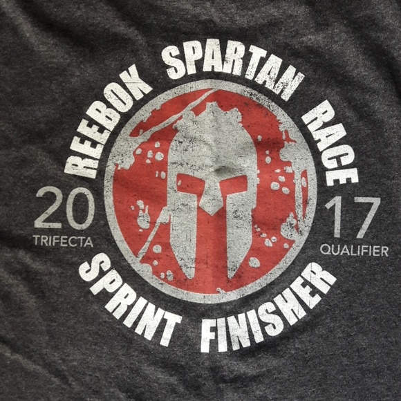 Reebok SPARTAN Race "sprint" finisher shirt 2017 - Picture 5 of 6