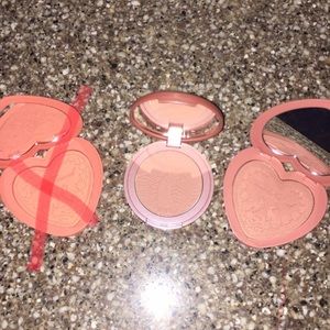 Full sized Too Faced and Tarte Blush