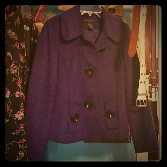 New worn once Grace Elements Purple Blazer - Picture 1 of 4